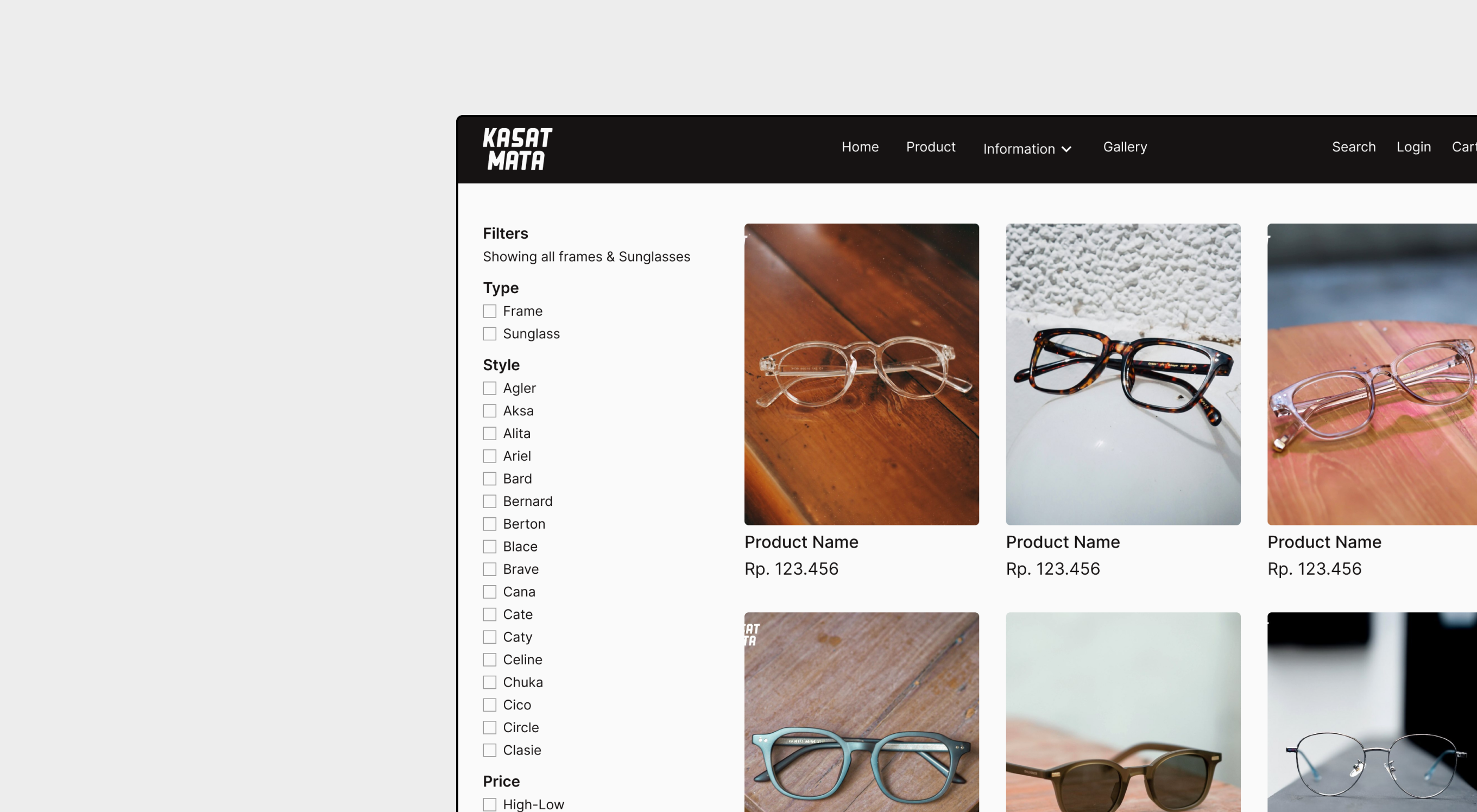 Kasatmata website 5