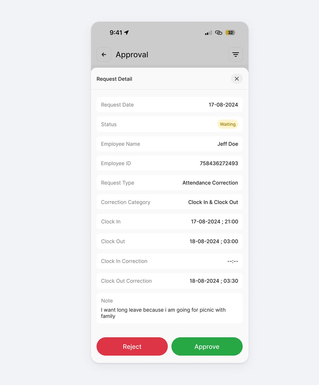 Mobile app frictionless review and action queue